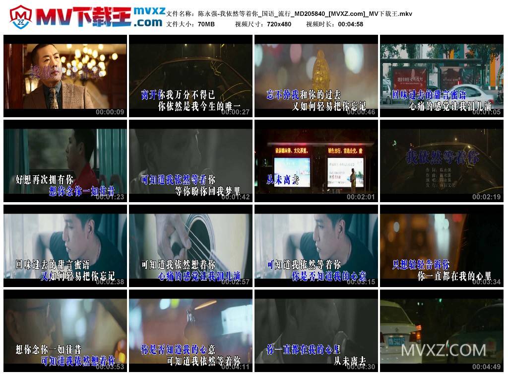 陈永强-我依然等着你_国语_流行_MD205840